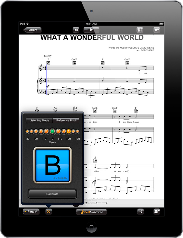 Sheet Music Direct® Digital Sheet Music for the iPad Promotional